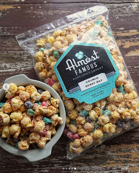 CrunchBerry Glaze Almost Famous Popcorn
